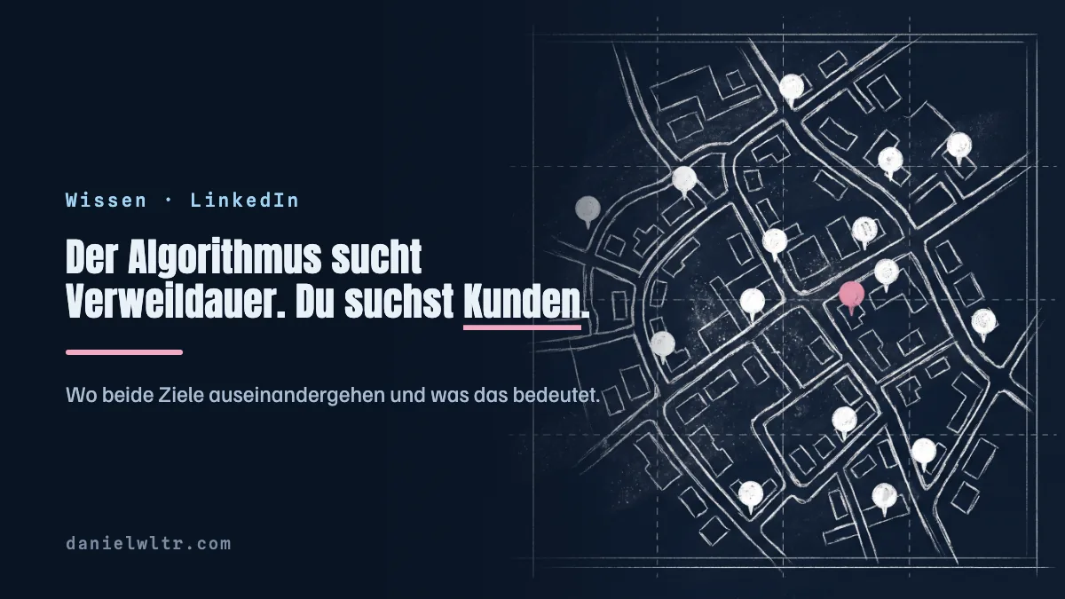 Der LinkedIn-Algorithmus: was er misst und was du willst