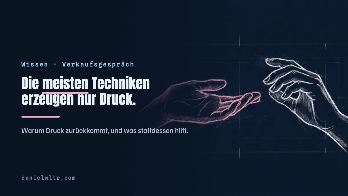 Abschlusstechniken: warum die meisten Druck erzeugen