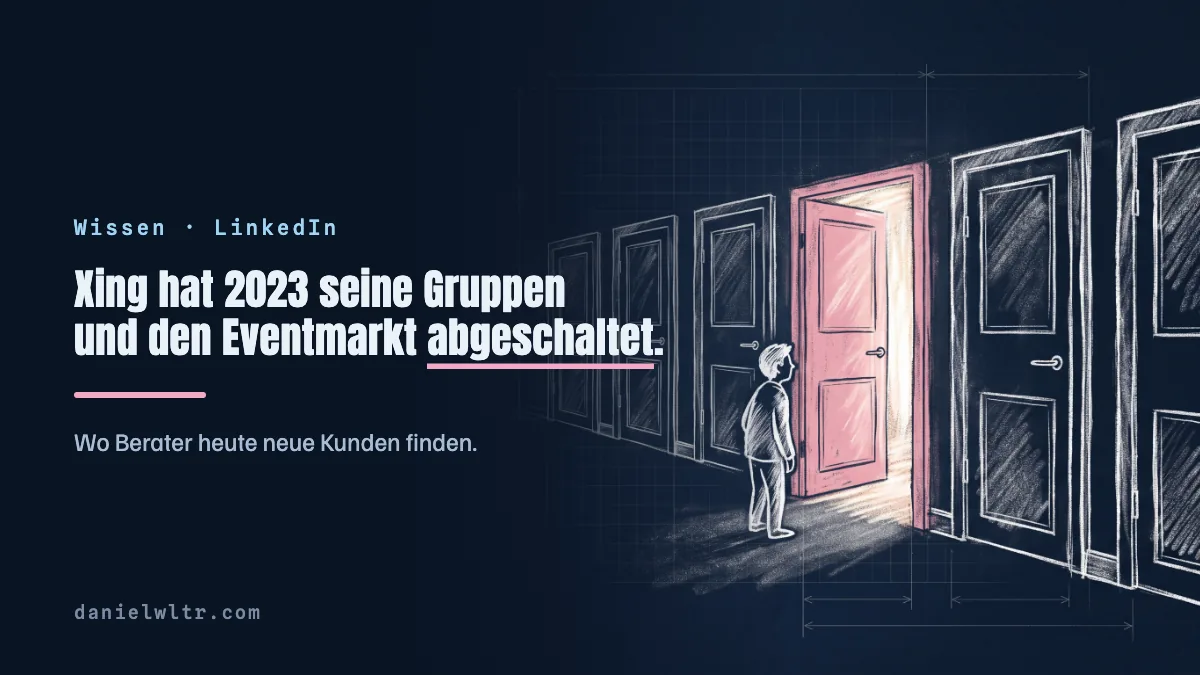 Xing oder LinkedIn: wo Berater heute Kunden finden