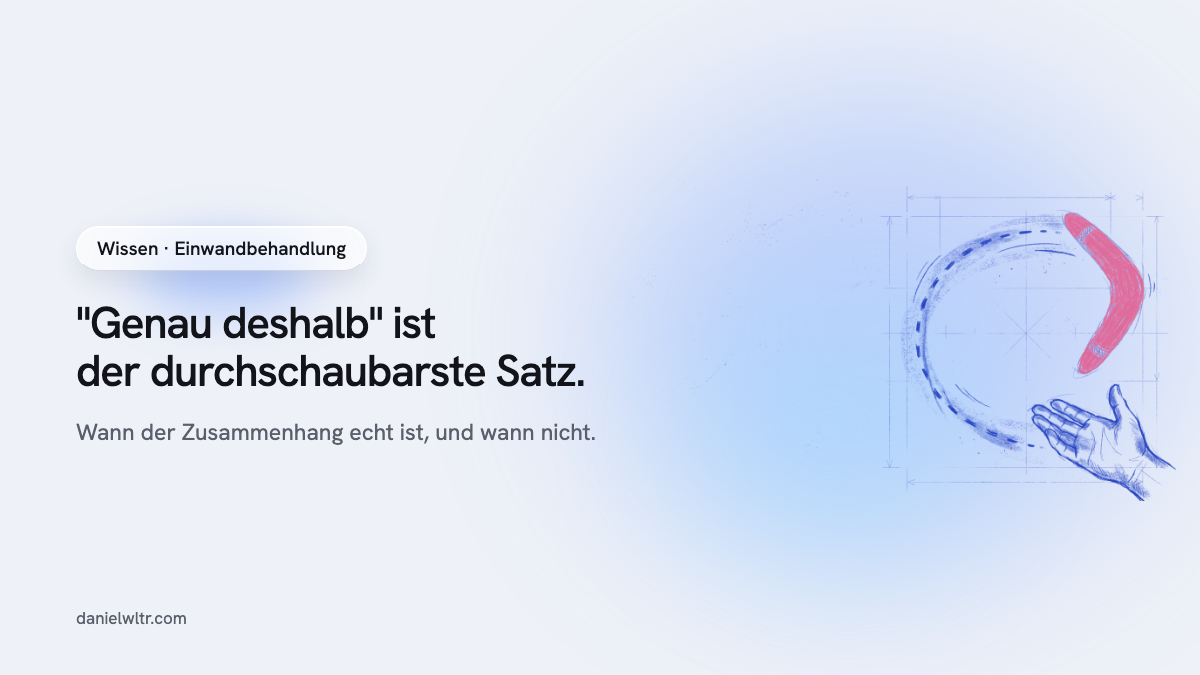 Die Bumerang-Methode im Verkauf: wann sie hält