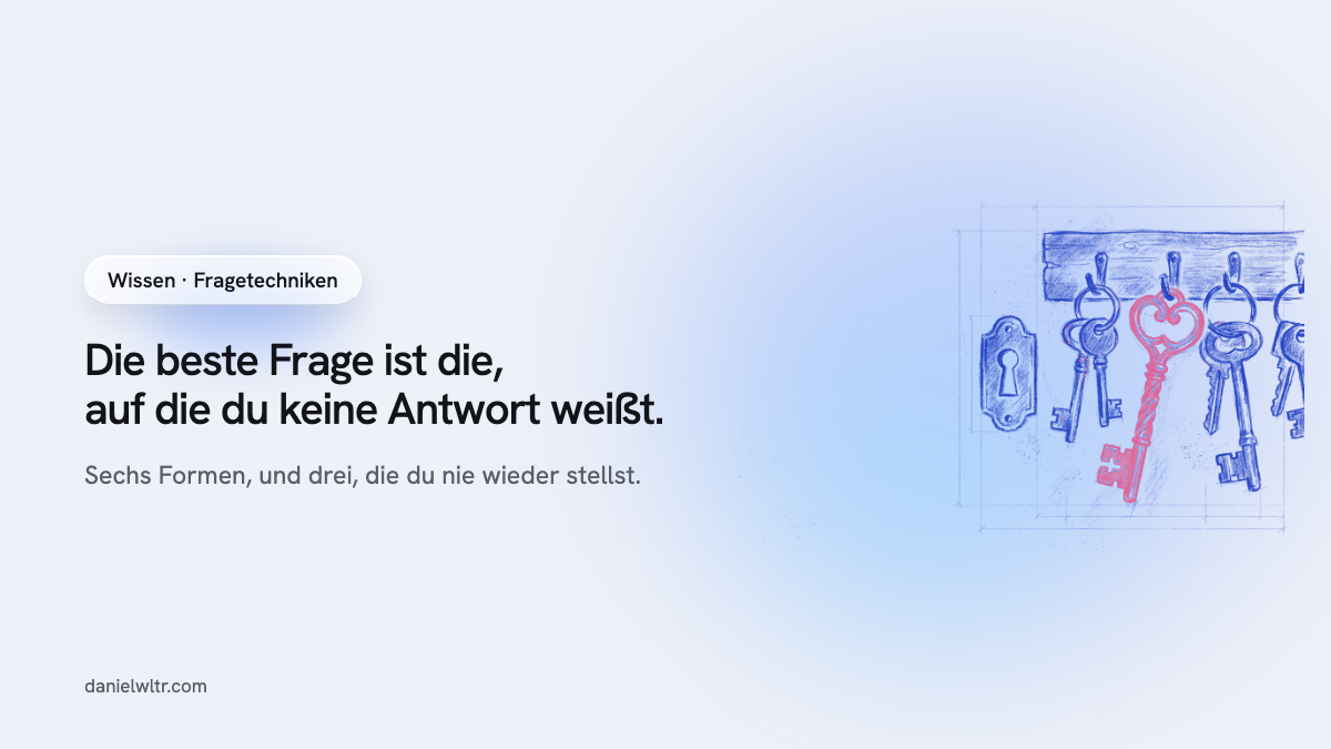Fragetechniken im Verkauf: sechs Formen und ihre Aufgabe