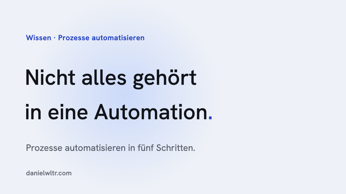 Prozesse automatisieren: dein Alltag ohne Wiederholung